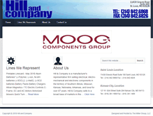 Tablet Screenshot of hillandcompany.net